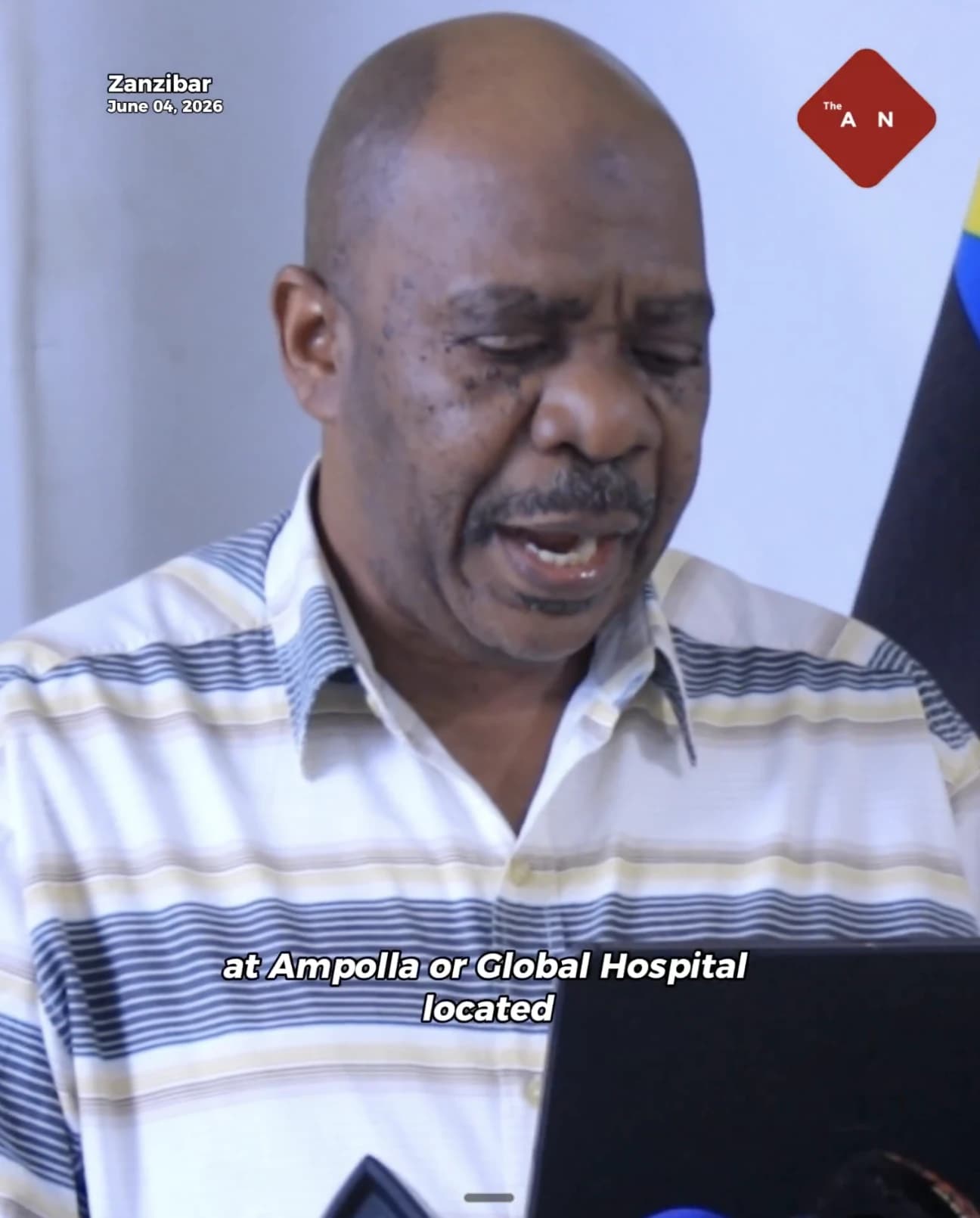 Frame 10 of 17 from Deputy Director Zuberi Chembera’s June 4, 2026 press conference announcing the official findings.