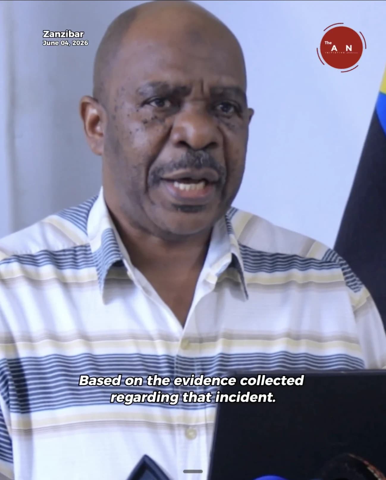 Frame 12 of 17 from Deputy Director Zuberi Chembera’s June 4, 2026 press conference announcing the official findings.